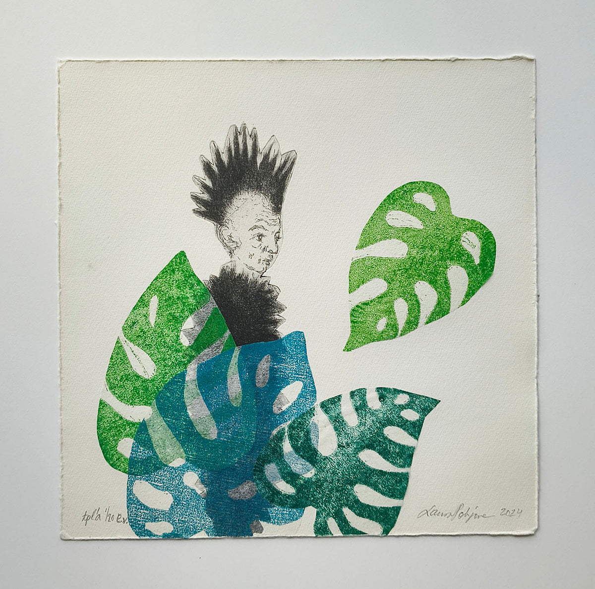Taidegrafiikka, Laura Pohjonen, "Punkkari, 1/20"