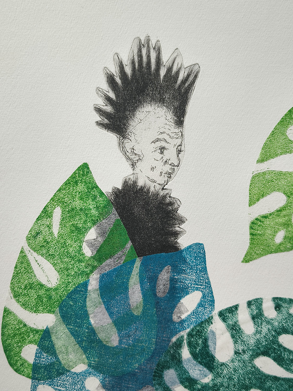 Taidegrafiikka, Laura Pohjonen, "Punkkari, 1/20"