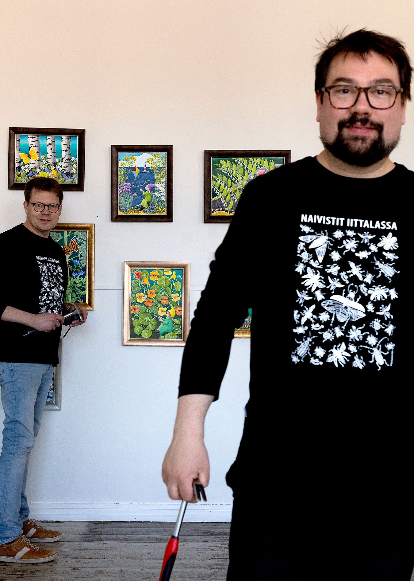 Naivistit Iittalassa Maija Kanerva Korrot-paita, Veikko Halmetoja
