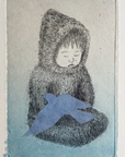 Taidegrafiikka, Laura Pohjonen, "Lintu sylissä"